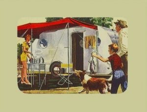 Indians Making Camp In New Territory