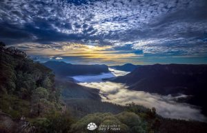 Wisps of clouds, like wings, streaming across the sky Gary Hayes photo 2